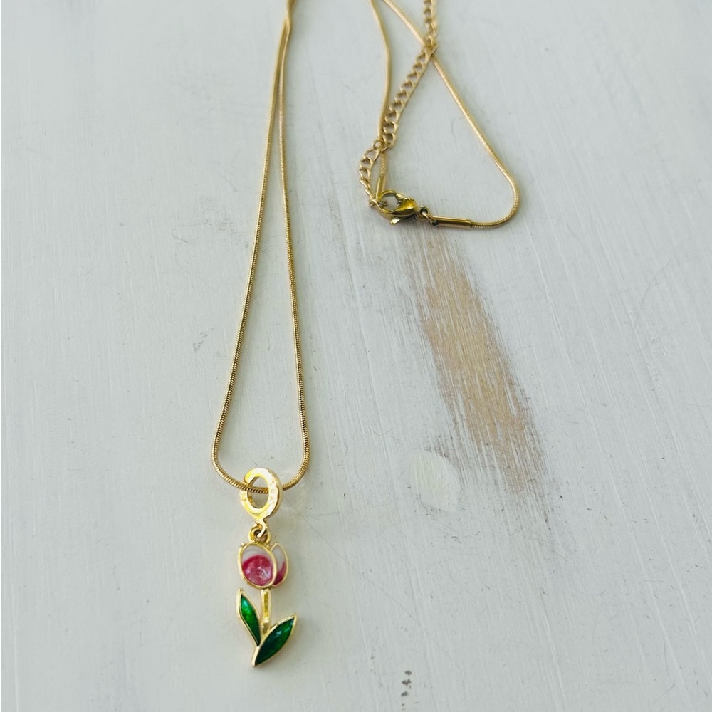 18k GP necklace